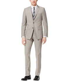 カルバンクライン Calvin Klein Mens X-Fit Dress Pants Slacks Grey 33W x UnfinishedL メンズ