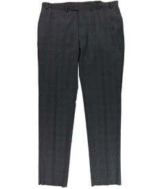 カルバンクライン Calvin Klein Mens Windowpane Dress Pants Slacks Grey 48W x 42L メンズ