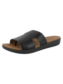 フィットフロップ Fitflop Womens H-Bar Leather Slide Sandal Shoes Black US 5 レディース