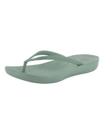 フィットフロップ Fitflop Womens iQushion Ergonomic Flip Flop Shoes Aqua US 5 レディース