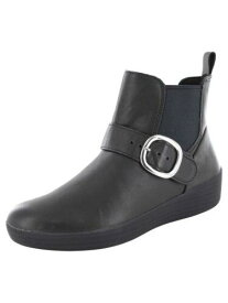 フィットフロップ Fitflop Womens Superbuckle Leather Chelsea Boot Shoes Black US 5 レディース