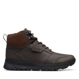 クラークス Clarks Mens ATL Trek Up Waterproof Brown Leather Active Shoes メンズ