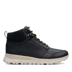 クラークス Clarks Mens ATL Trek Up Waterproof Black Leather Active Boots Shoes メンズ