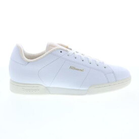 リーボック Reebok NPC II x JJJJound Mens White Leather Collaboration Sneakers Shoes メンズ