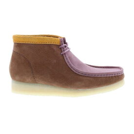 クラークス Clarks Wallabee Boot 26163074 Mens Brown Suede Lace Up Chukkas Boots メンズ