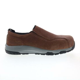Nautilus Carbon Toe SD10 Slip On N1657 Mens Brown Athletic Work Shoes メンズ
