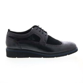 イングリッシュランドリー English Laundry Costner Mens Black Oxfords & Lace Ups Wingtip & Brogue Shoes 8.5 メンズ