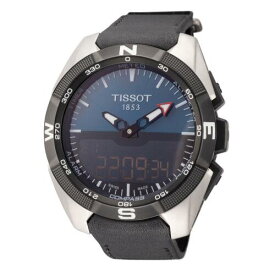 ティソ Tissot Men's T0914204604100 T-Touch 45mm QuartzWatch メンズ