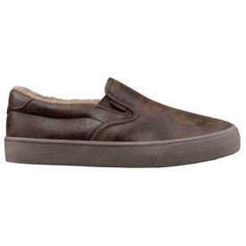 ラグズ Lugz Clipper Lx Fleece Slip On Mens Brown Sneakers Casual Shoes MCLPRLXFD-2327 メンズ