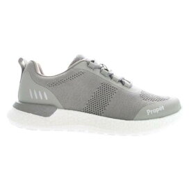 プロペット Propet B10 Usher Lace Up Mens Grey Sneakers Casual Shoes MAB012M-020 メンズ