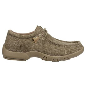 ローパー Roper Chillin Slip On Mens Brown Casual Shoes 09-020-0191-3093 メンズ