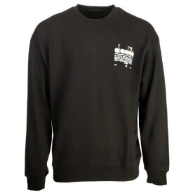 ディアドラ Diadora Crew Neck Manifesto Sweatshirt Mens Black 178207-80013 メンズ