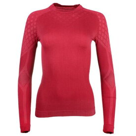 ディアドラ Diadora Act Training Crew Neck Long Sleeve Athletic T-Shirt Womens Red Casual To レディース