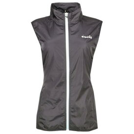 ディアドラ Diadora Full Zip Vest Womens Black Casual Athletic Outerwear 176815-80013 レディース