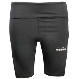 ディアドラ Diadora L. Bike Shorts Be One Pockets Womens Black Casual Athletic Bottoms 17915 レディース