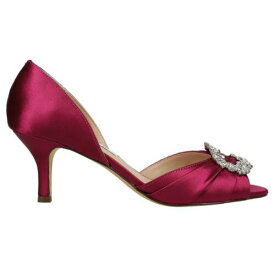 ニーナ Nina Corrine Peep Toe Evening Pumps Womens Red Dress Casual CORRINE-WINE レディース