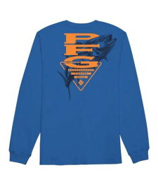 コロンビア Columbia Mens Pfg Rumble Graphic T-shirt Blue Size S メンズ