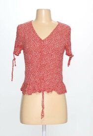 H&M Womens Multi Blouse Size 2 (SW-7107085) レディース