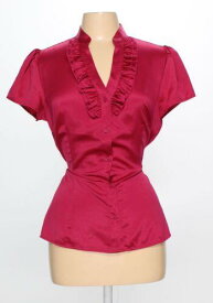 East 5th Womens Burgundy Blouse Size L (SW-7160013) レディース