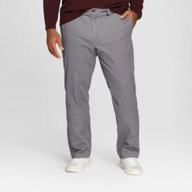Mens Big & Tall Straight Fit Chino Pants - Goodfellow & CoTM Dark Gray 46x36 Size メンズ
