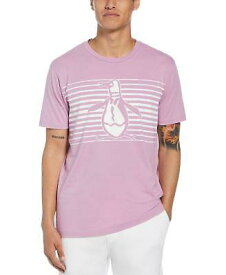 オリジナルペンギン Original Penguin Mens Pete Engineered Stripe L Smokey Grape 2XL LT/PAS PUR Size メンズ