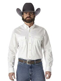 ラングラー Wrangler Mens Tall-Big Painted Desert Basic Shirt White 2X Ivory メンズ