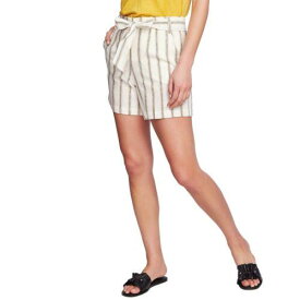 1. State 1. STATE NEW Women's Striped Belted Side-zip Culottes Shorts TEDO レディース