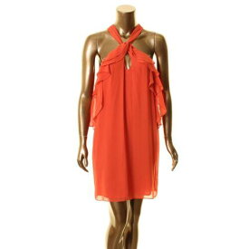 Bcbgeneration BCBG ジェネレーション BCBGENERATION NEW Women's Chili Keyhole Ruffle Tent A-Line Dress S TEDO レディース