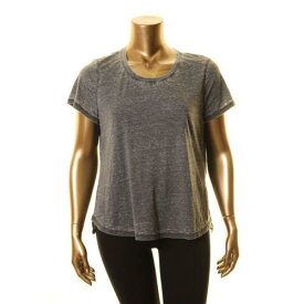 Vince Camuto ヴィンス VINCE CAMUTO NEW Women's Gray High-low Scoop-neck Casual Shirt Top M TEDO レディース