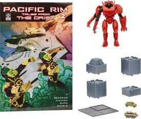 McFarlane Toys マクファーレントイズ McFarlane - Pacific Rim - Crimson Typhoon (Jaeger) 4 Figure Playset & Comic [Ne