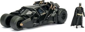 Jada Toys DC Comics '08 THE DARK KNIGHT BATMOBILE W/ BATMAN figures; 1:24 Scale Metals Die