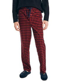 ノーティカ Nautica Men's Sustainably Crafted Cozy Fleece Pants Red Size XX-Large メンズ
