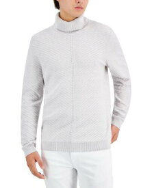 INC International Concepts INC Men's Axel Turtleneck Sweater Gray Size Large メンズ