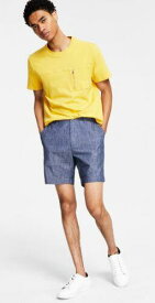 INC International Concepts INC Men's Chambray Shorts Blue Size 36 メンズ