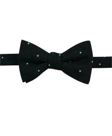 Ryan Seacrest Distinction Men's Umbria Dot Pre-Tied Bow Tie Black Size Regular メンズ