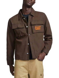 キャタピラー Caterpillar Men's Urban Passage Shirt Jacket Brown Size Medium メンズ