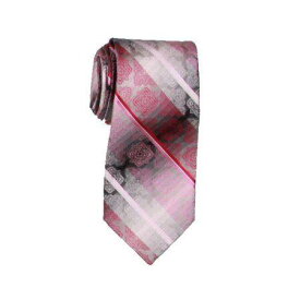 Van Heusen Men's Silk Medallion Neck Tie Pink Size Regular メンズ