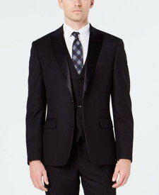 Ryan Seacrest Distinction Men's Stretch Slim Fit Jacket Black Size 44 メンズ