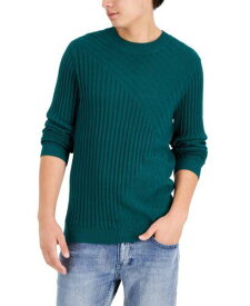 INC International Concepts INC Men's Tucker Crewneck Sweater Green Size X-Large メンズ