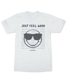 Freeze 24-7 Men's SmileyWorld Just Feel Good T-Shirt White Size Large メンズ