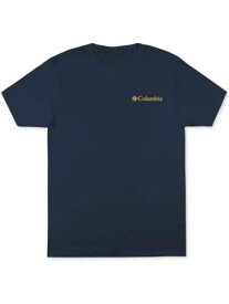 コロンビア Columbia Men's Cotton Crewneck Graphic T-Shirt Blue Size Large メンズ