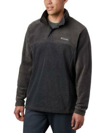 コロンビア Columbia Men's Steens Mountain Half Snap Fleece Gray Size XX-Large メンズ