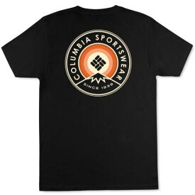 コロンビア Columbia Men's Avalon Logo Graphic T-Shirt Black Size Small メンズ