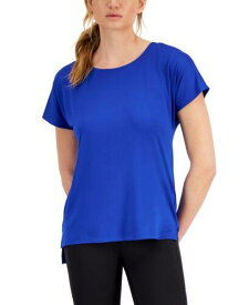 ID Ideology Women's Lightweight Techy T Shirt Blue Size X-Large レディース