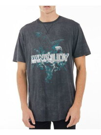 NANA JUDY Mens Arbour Black Logo Graphic Cotton Casual Shirt XL メンズ