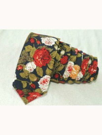 BAR III Mens Green Floral Slim Neck Tie メンズ