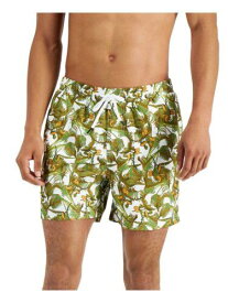 INC Mens Green Regular Fit Swim Trunks S メンズ