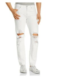 セブンフォーオルマンカインド 7 FOR ALL MANKIND Mens Paxtyn White Skinny Fit Denim Jeans 40 Waist メンズ