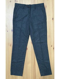 Designer Brand Mens Blue Flat Front Tapered Stretch Suit Separate Pants 36R メンズ