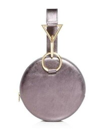 TARA ZADEH Women's Silver Leather Single Strap Handbag Purse レディース